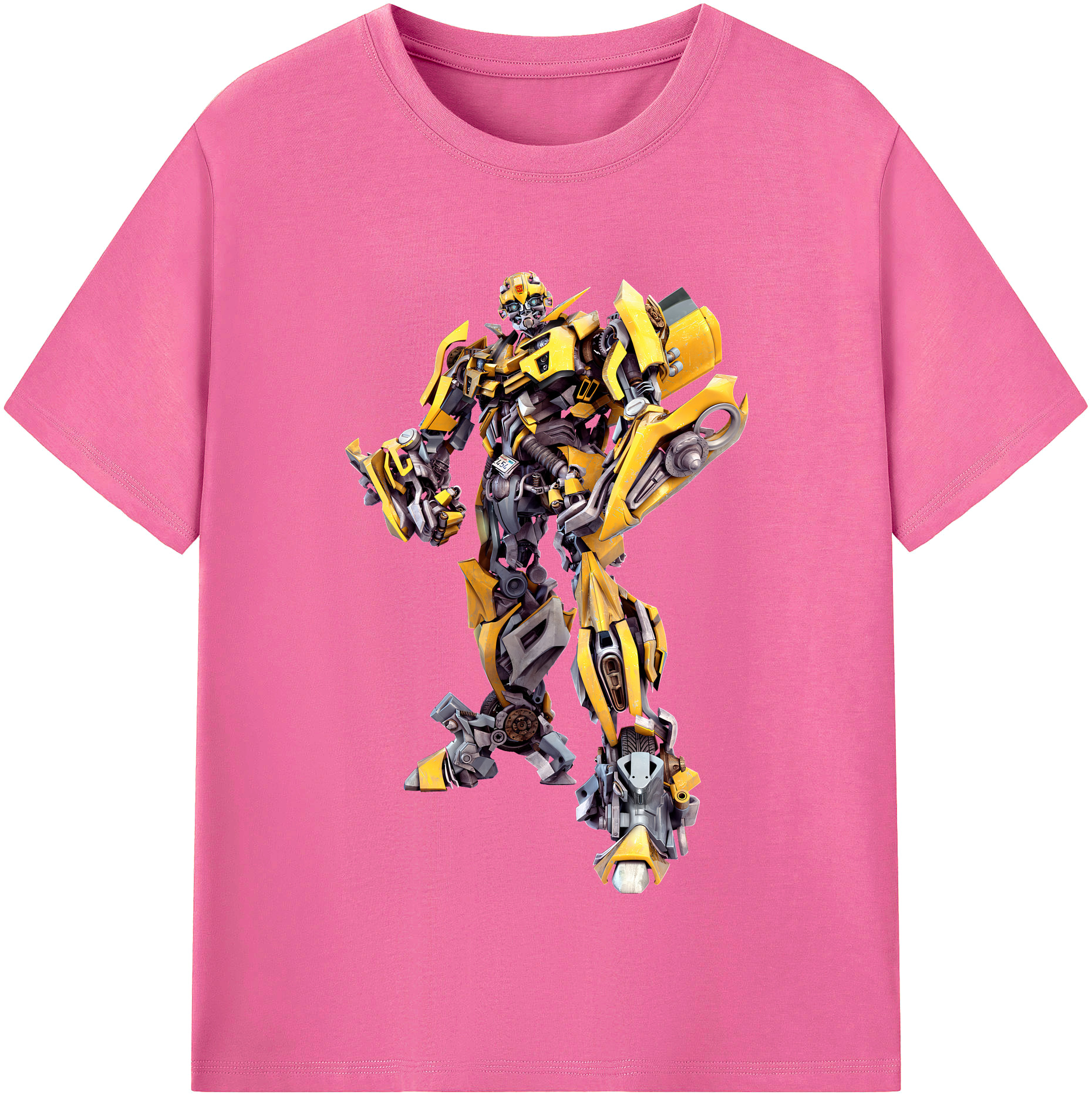 （画像用） Transformers トランスフォーマー レディースカジュアルプリントTシャツ（綿100％）